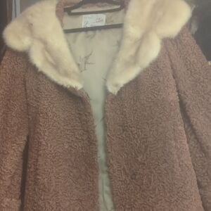 Women's Brown Faux Fur Coat